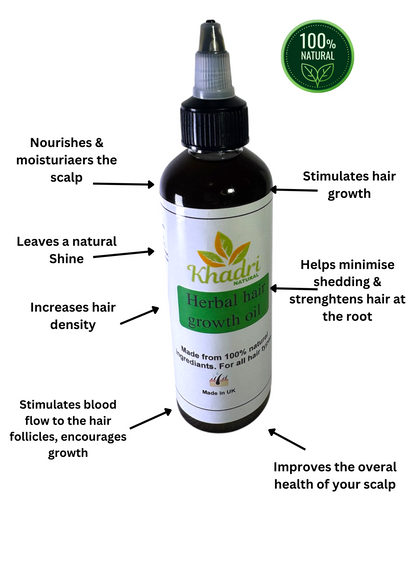 Handmade Natural ayurvedic hair oil | Aids hair growth